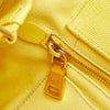 Yellow Prada Canapa Logo Satchel