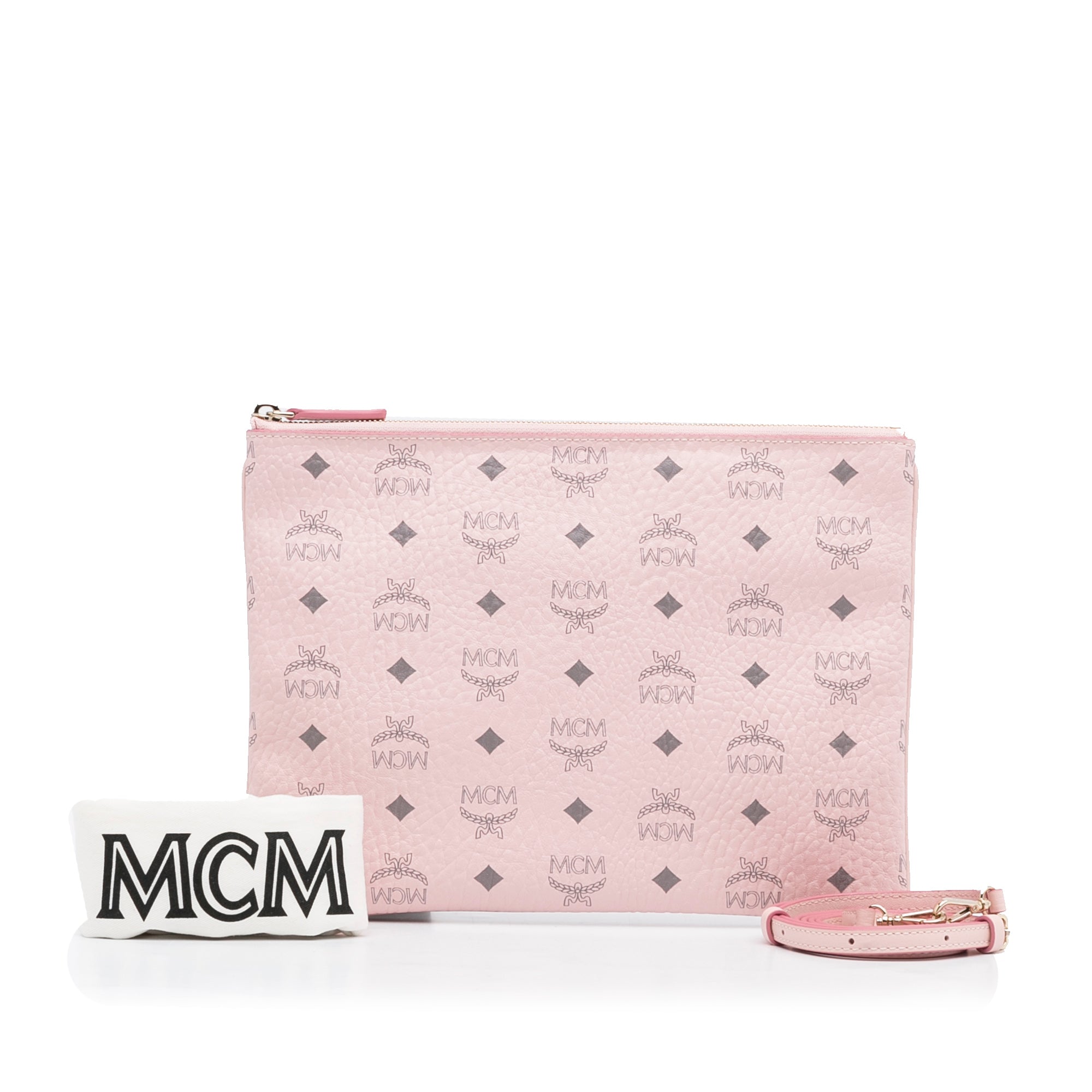 pink mcm bag