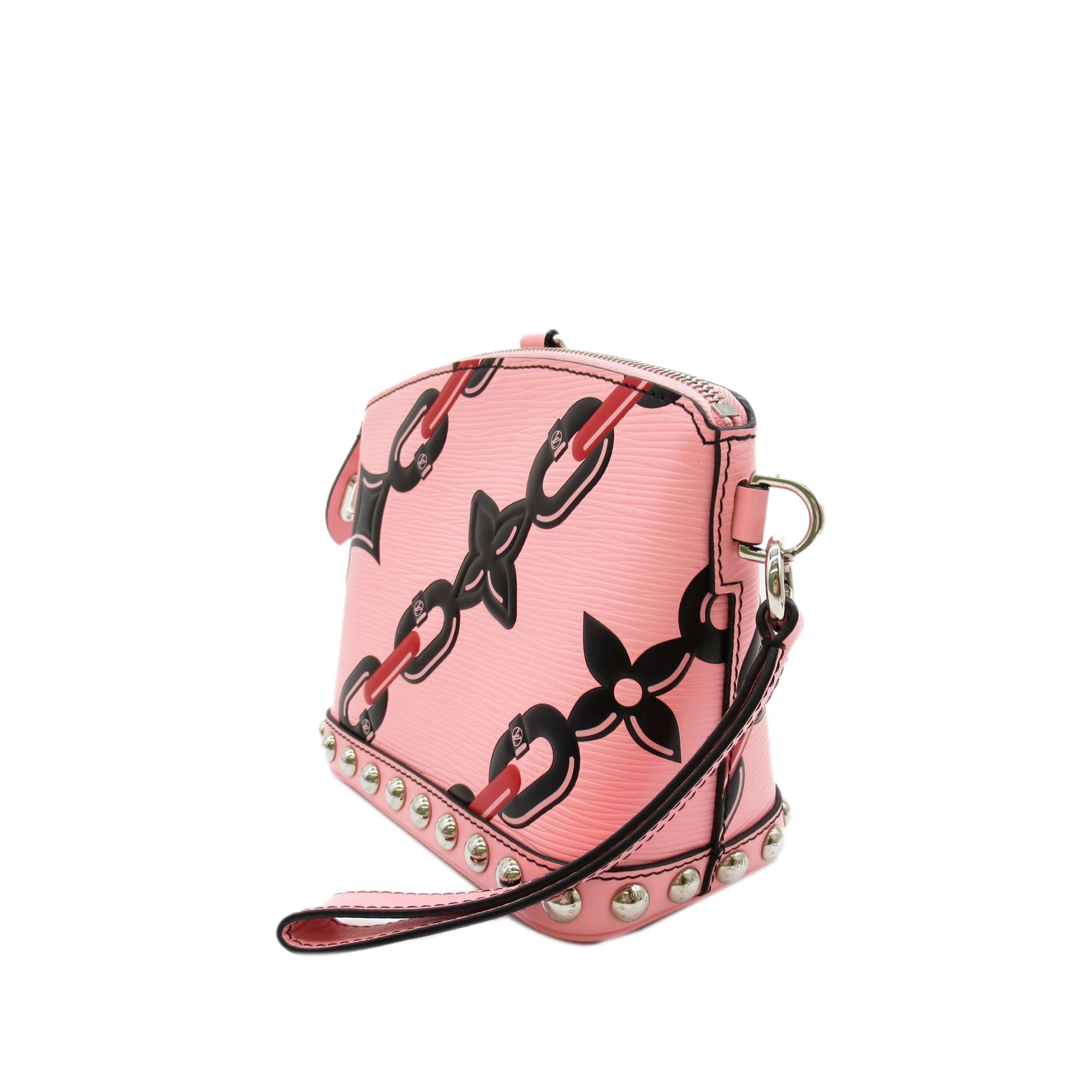 Pink Louis Vuitton Epi Chain Flower Mini Lockit Handbag – Designer Revival