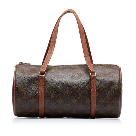 Louis Vuitton Brown Leather Monogram Mahina Hobo Handbag in 2023