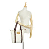 White Louis Vuitton Antigua Cabas MM Tote Bag