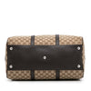 Brown Gucci GG Canvas Travel Bag
