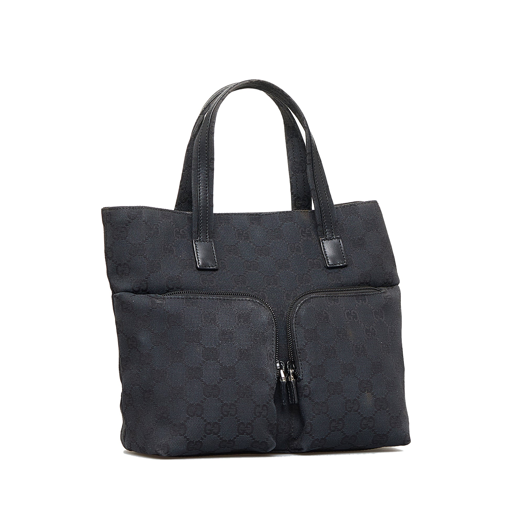 Black Gucci GG Canvas Handbag – Designer Revival