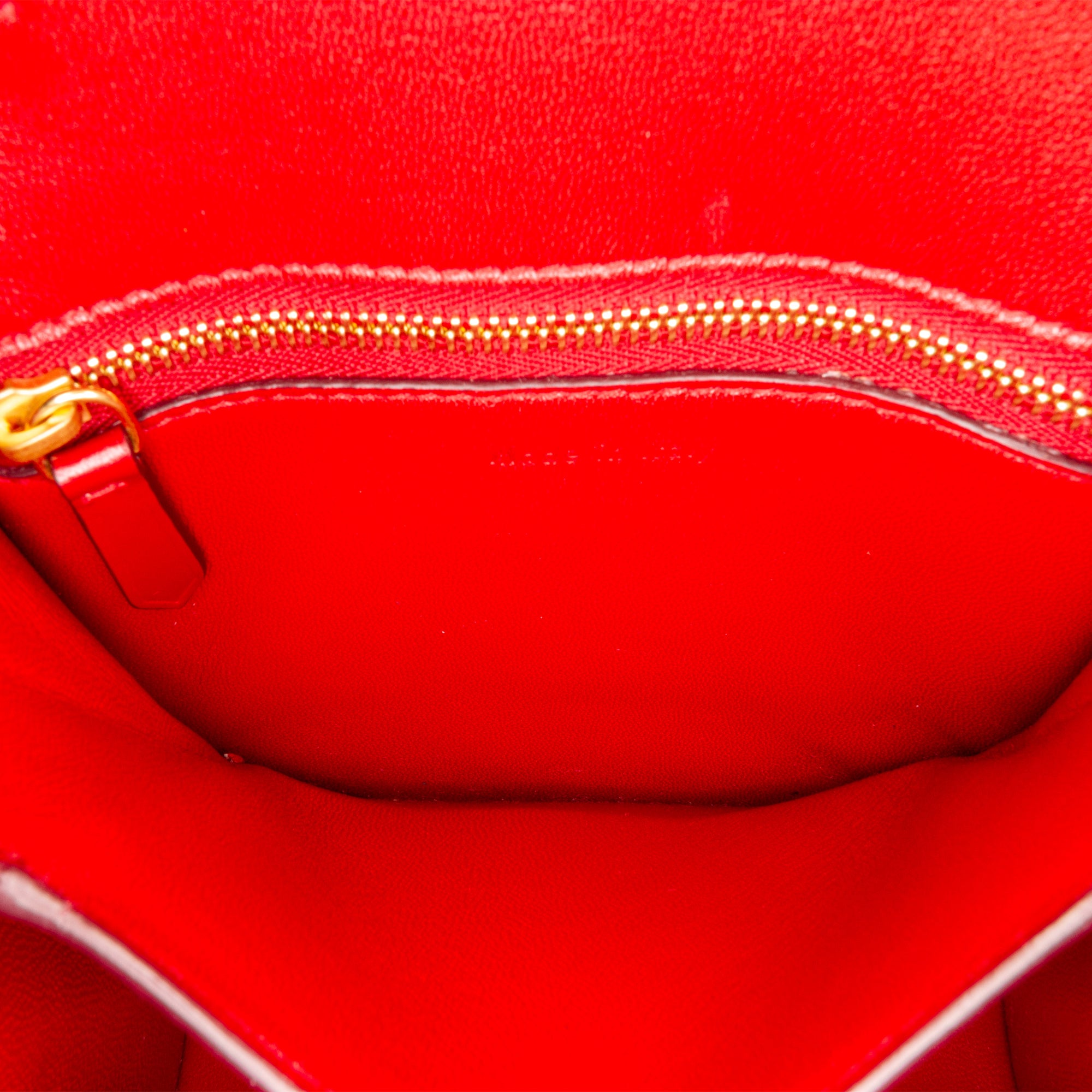 Red Celine Classic Box Crossbody Bag