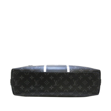 Black Louis Vuitton Monogram Eclipse Apollo Messenger MM Crossbody Bag - Designer Revival