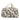 White Bottega Veneta In Mist Intrecciato Flocked Velvet Bouquet Duffel Bag Satchel - Designer Revival