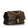 Brown Dolce&Gabbana Lucia Leather Shoulder Bag