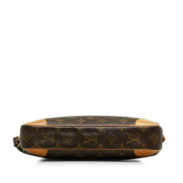 Brown Louis Vuitton Monogram Marly Dragonne GM Clutch Bag - Designer Revival