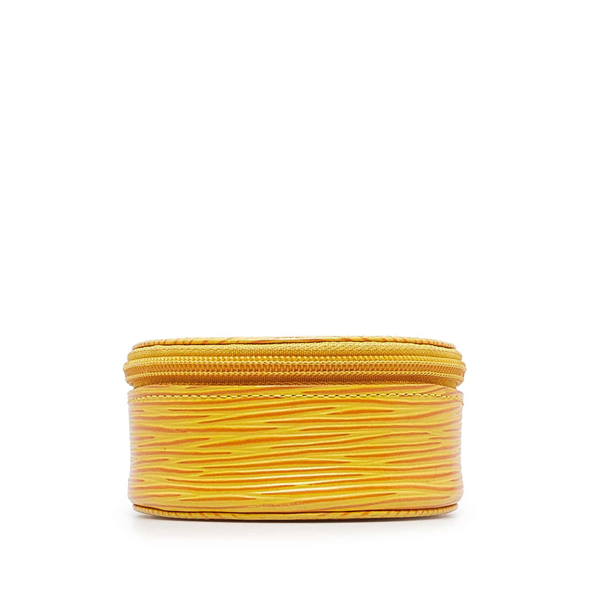 Louis Vuitton Epi Ecrin Bijoux Travel Jewelry Case - Yellow - LOU789807