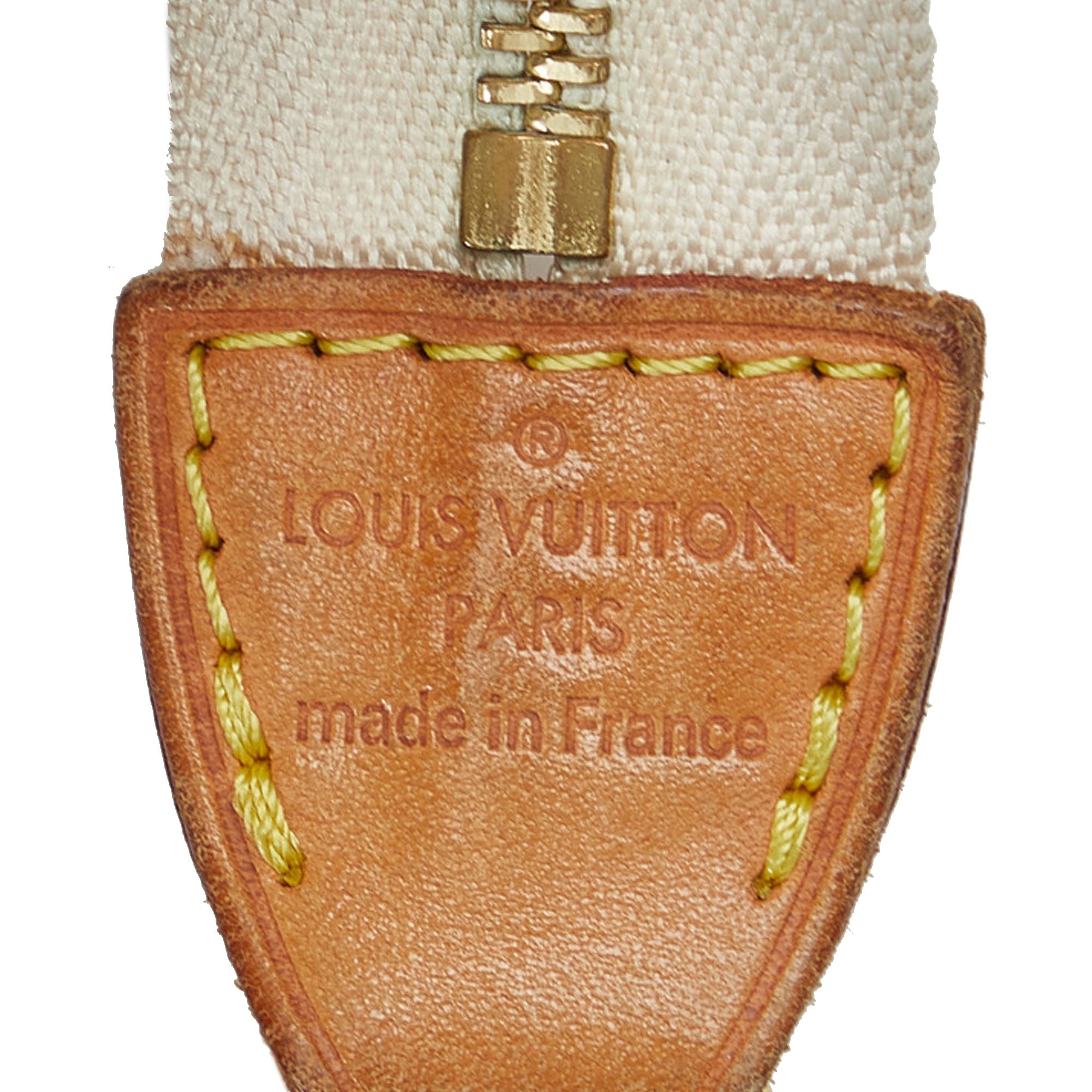 White Louis Vuitton Damier Azur Saintonge Crossbody Bag – Designer Revival