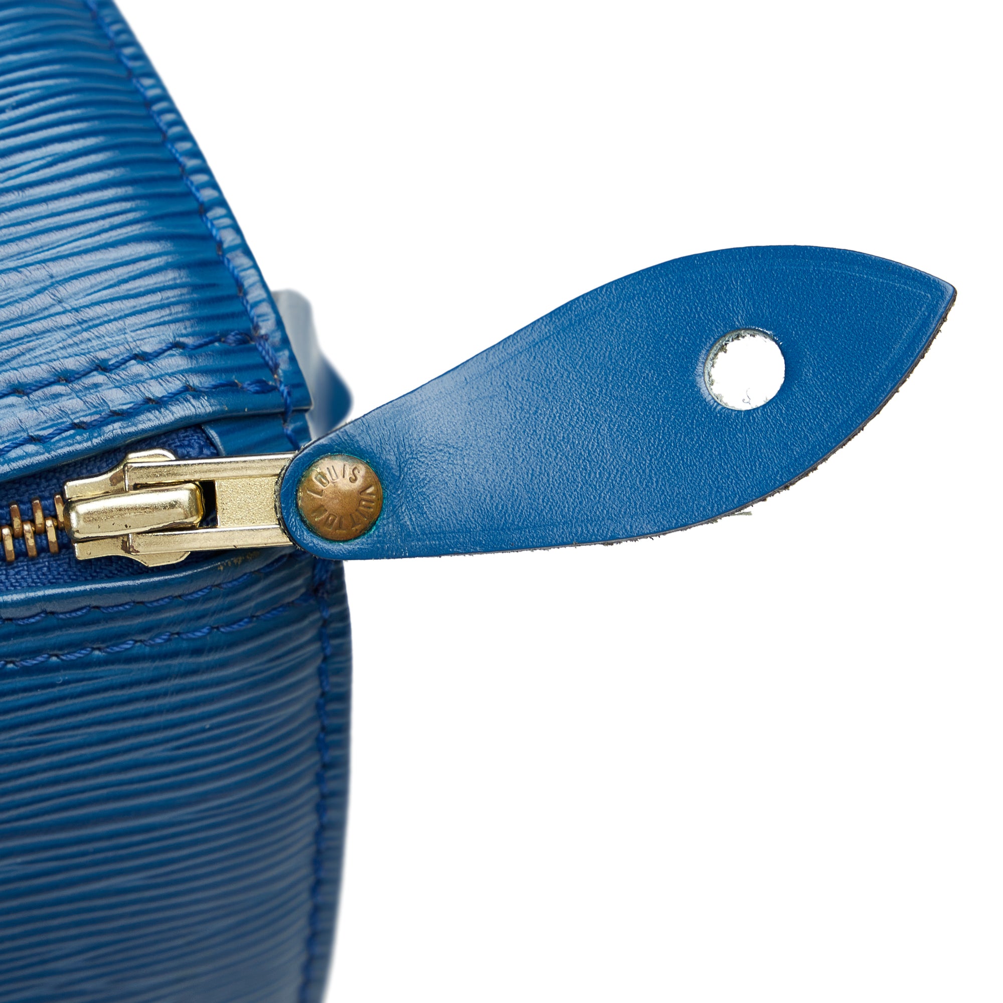 Blue Louis Vuitton Epi Speedy 30 Boston Bag – Designer Revival
