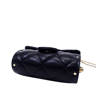 Black Chanel Matelasse Mini Crossbody Bag - Designer Revival