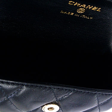 Black Chanel Matelasse Mini Crossbody Bag - Designer Revival