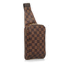 Brown Louis Vuitton Damier Ebene Geronimos Crossbody Bag