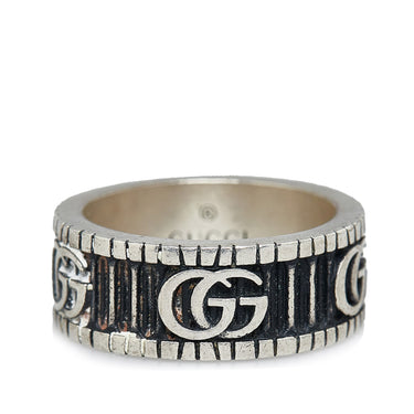 Silver Gucci GG Marmont Ring