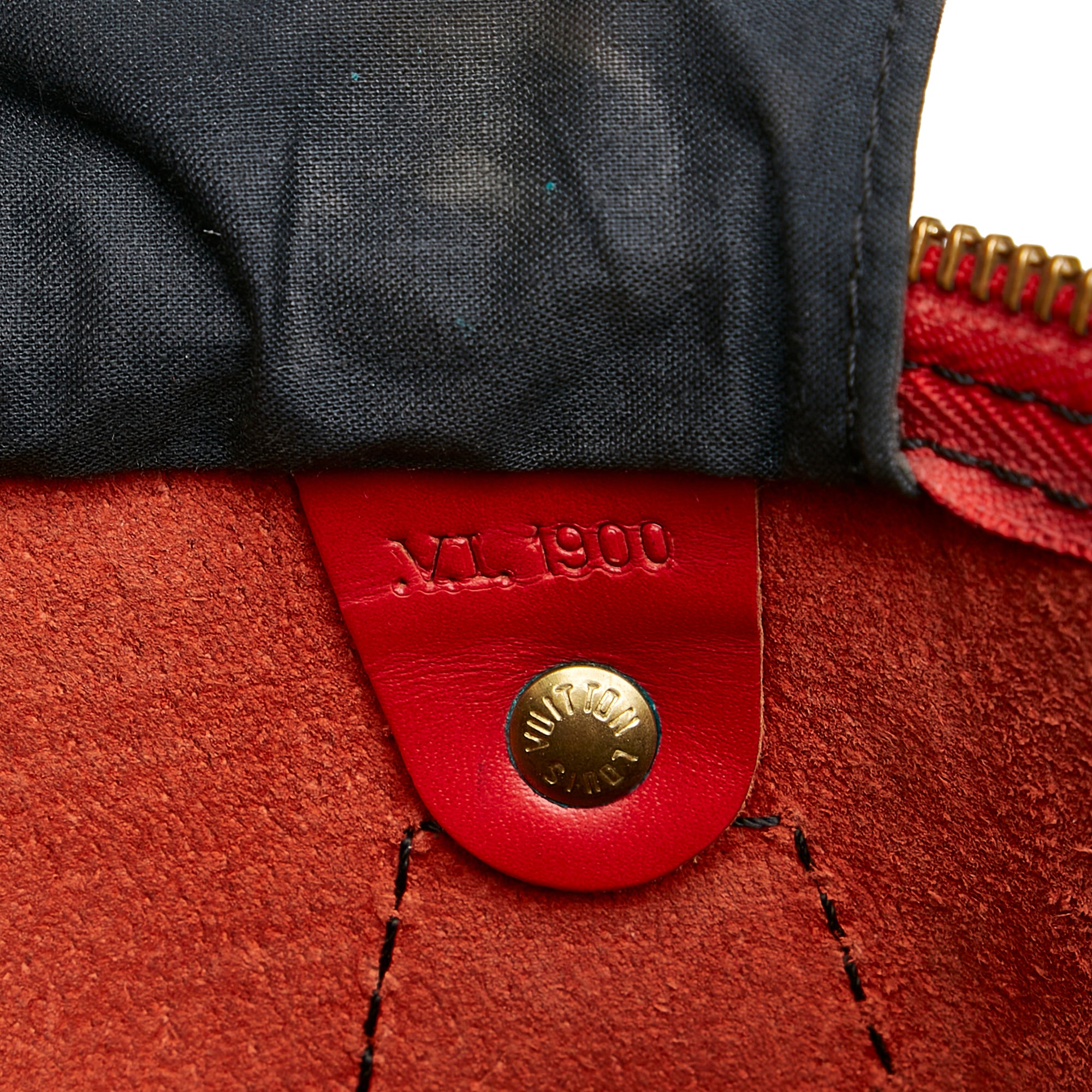 Red Louis Vuitton Epi Speedy 35 Bag – Designer Revival