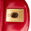 Red Chanel Medium Braided Classic Tweed Single Flap Shoulder Bag