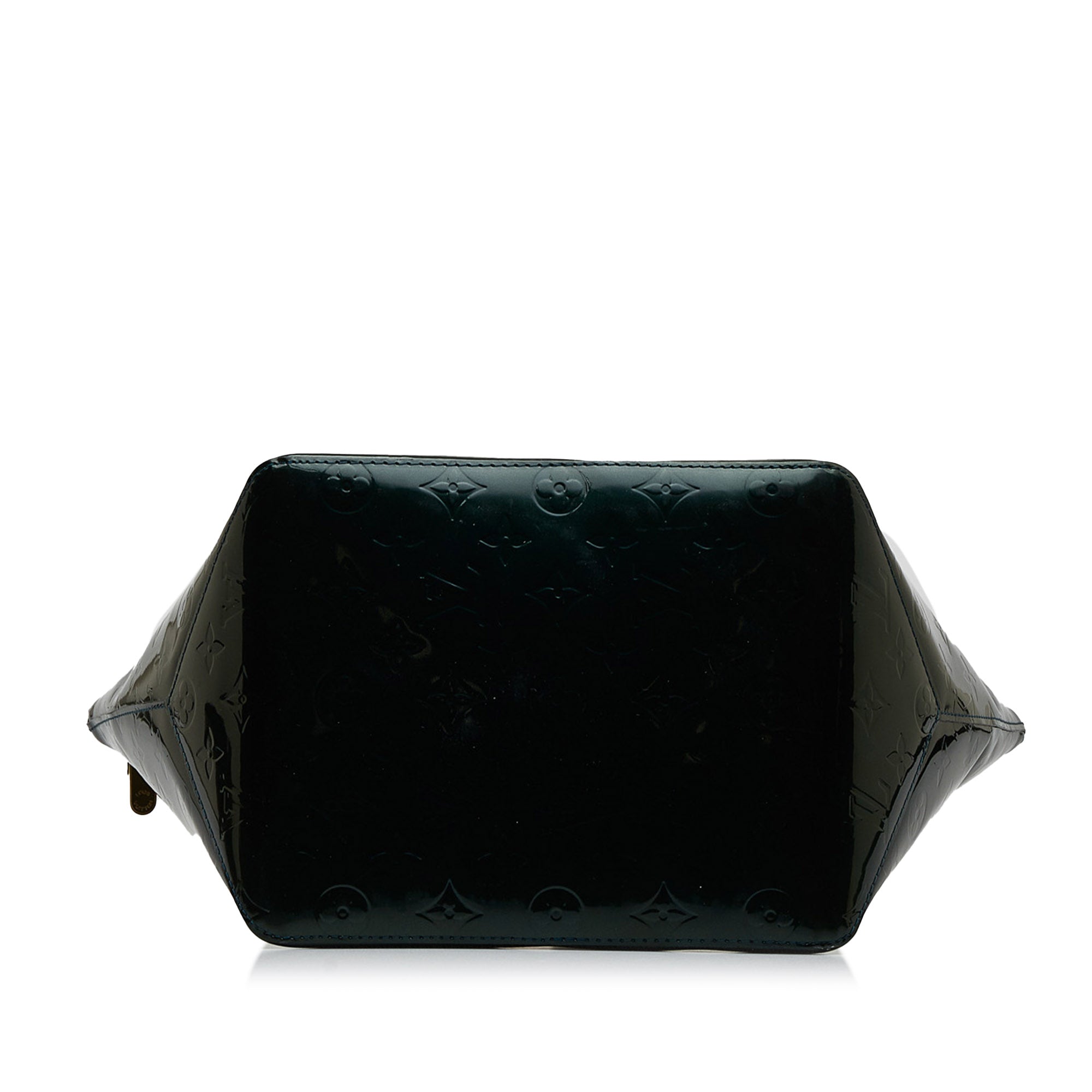 Green Louis Vuitton Vernis Bellevue PM Handbag - Designer Revival