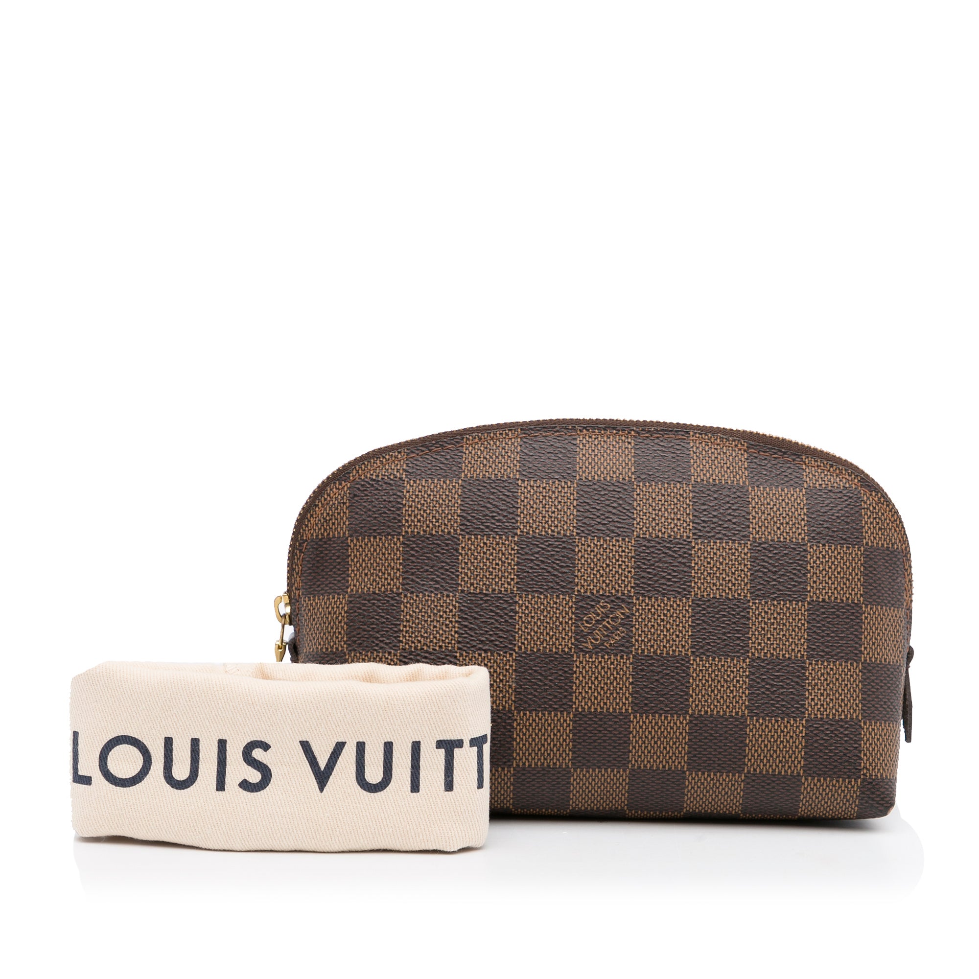 Louis Vuitton - Authenticated Coin Card Holder Small Bag - Leather Brown Plain for Men, Good Condition