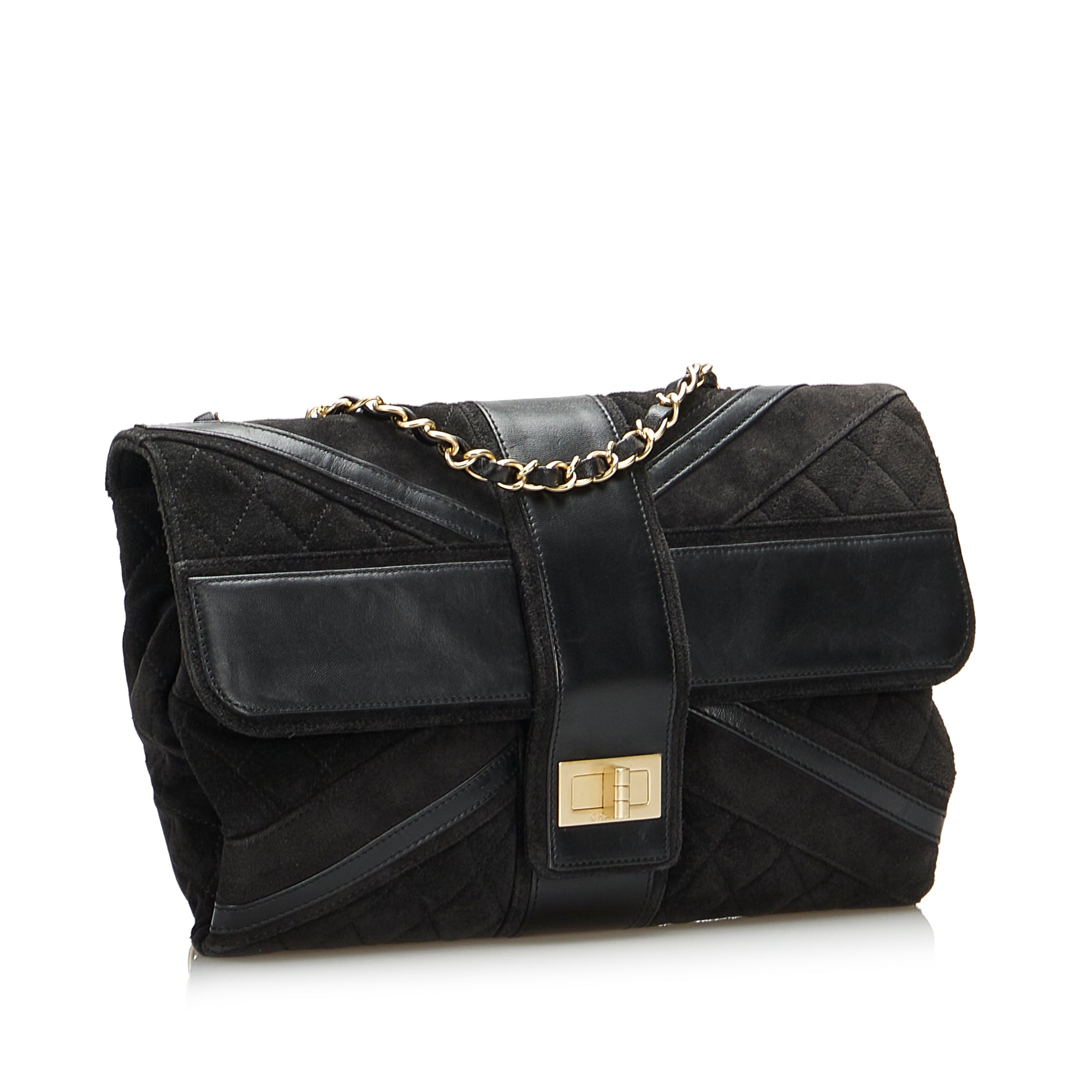Black Chanel Union Jack Flap Reissue Shoulder Bag - Designer Revival