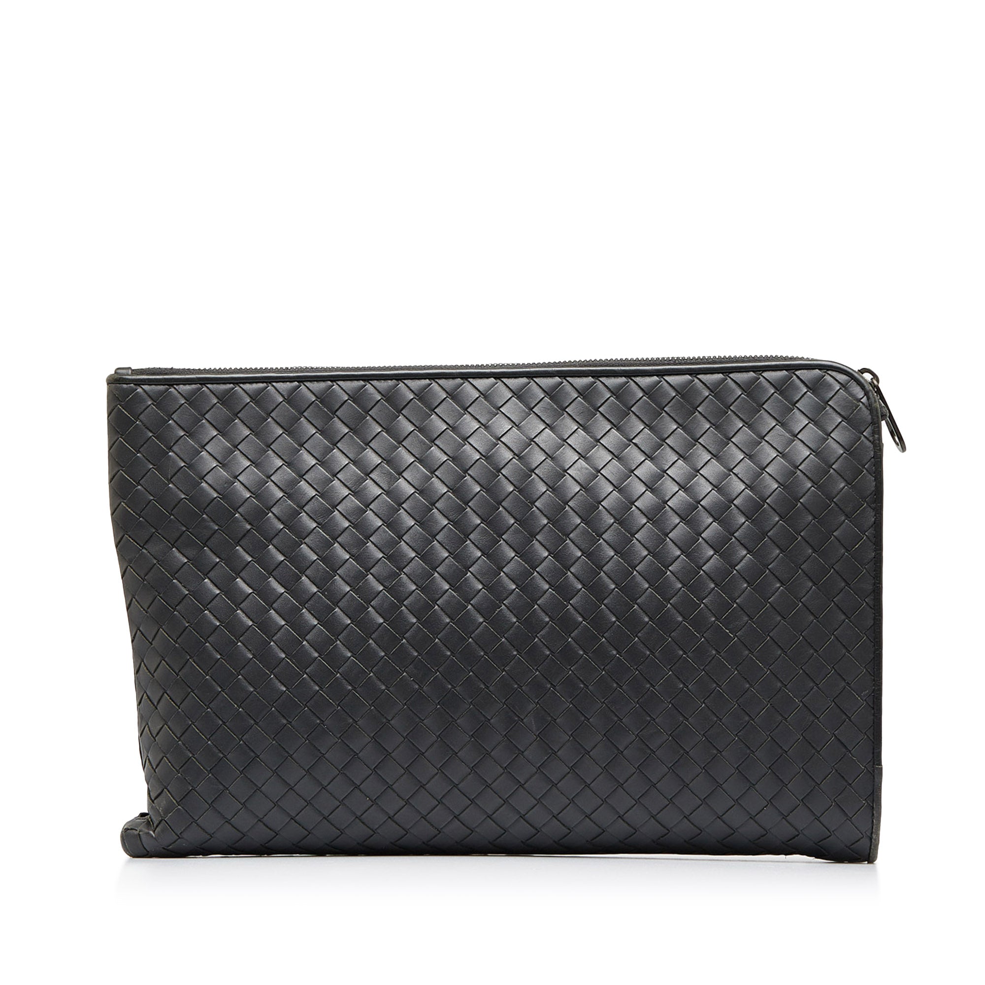 Black Bottega Veneta Intrecciato Clutch Bag – Designer Revival