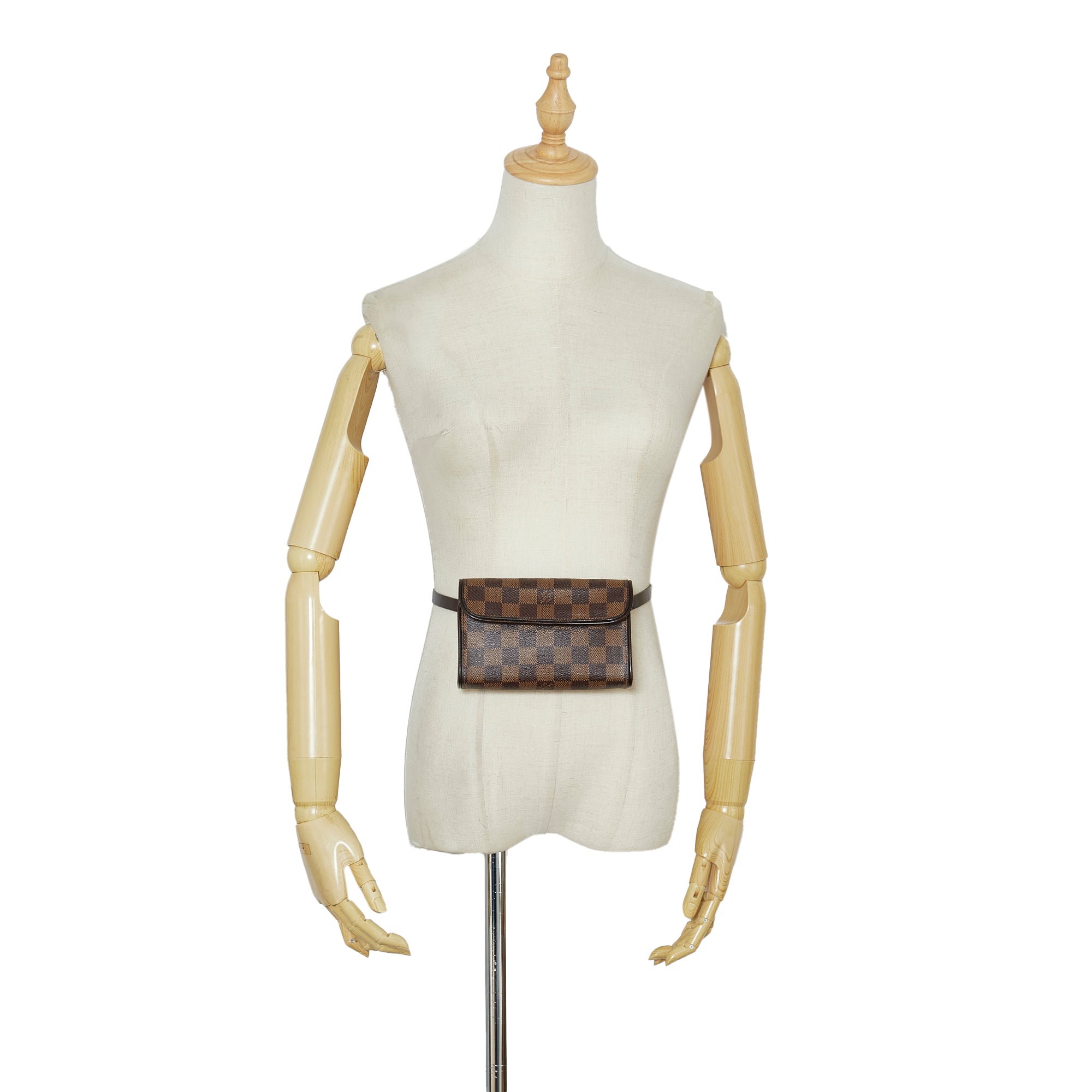 Louis Vuitton Belt Bag FLORENTINE Brown Cloth ref.591252 - Joli Closet