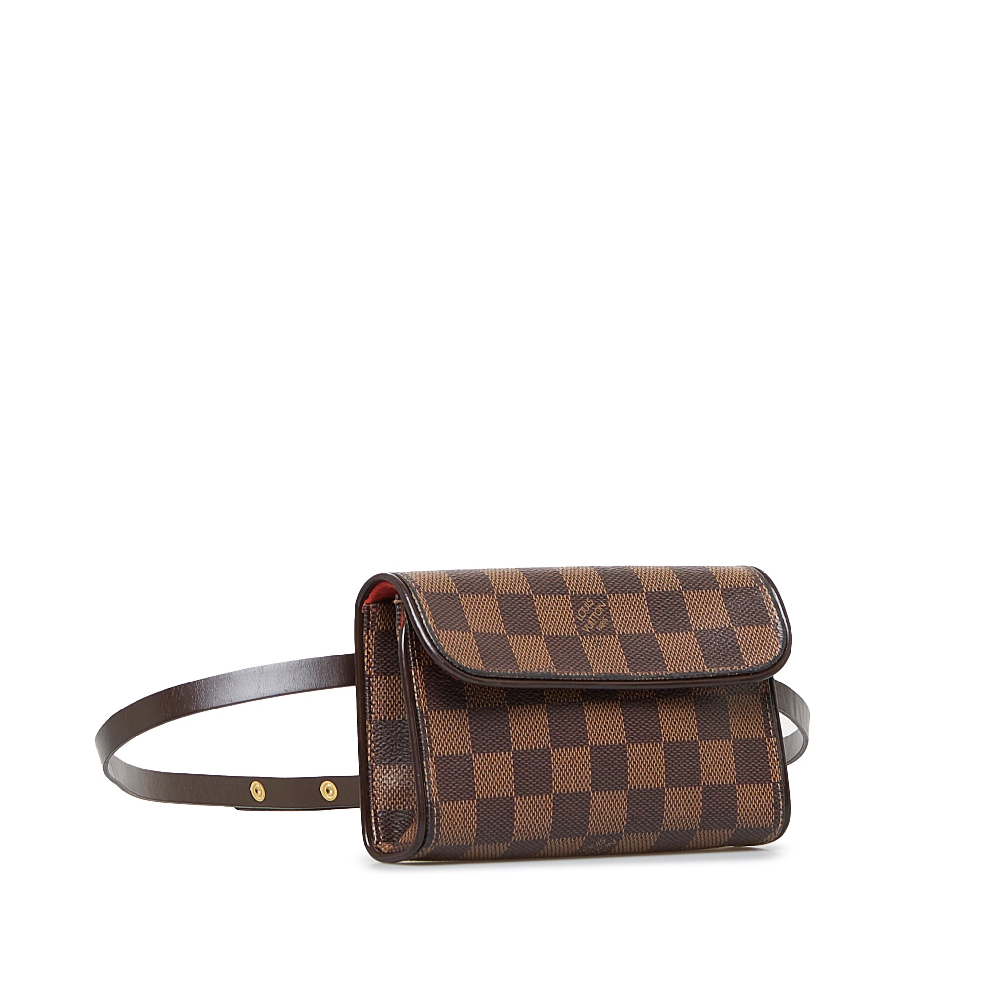 Louis Vuitton Body Bag Pochette Florentine Brown Beige Monogram M51855 S  Size Canvas Nume FL0090 LB0070 LOUIS VUITTON Belt Waist Pouch Flap