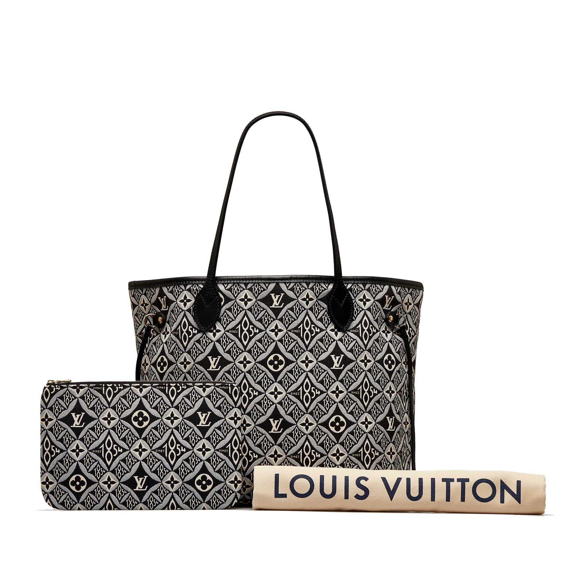 Brown Louis Vuitton Since 1854 Neverfull MM Tote Bag – Designer