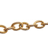 Gold Chanel CC Mark Rope Triangle Necklace