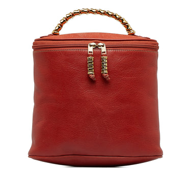 Red Loewe Velasquez Twist Vanity Bag - Designer Revival