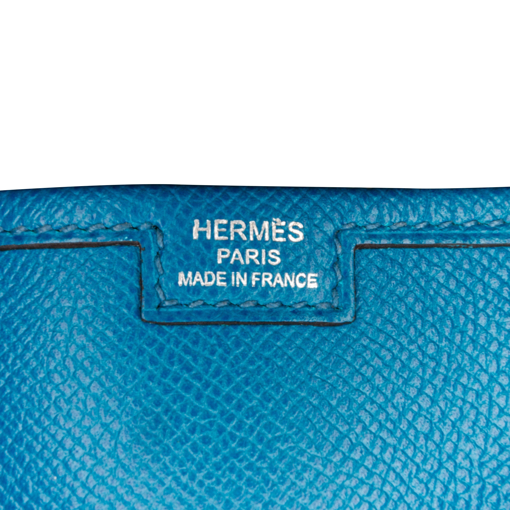 Hermes Blue Saint Cyr Jige Elan Clutch Bag Robin Egg Blue Charming