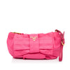 Pink Prada Fiocco Bow Tessuto Pouch