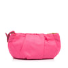 Pink Prada Fiocco Bow Tessuto Pouch