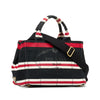 Black Prada Canapa Righe Satchel