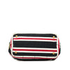 Black Prada Canapa Righe Satchel