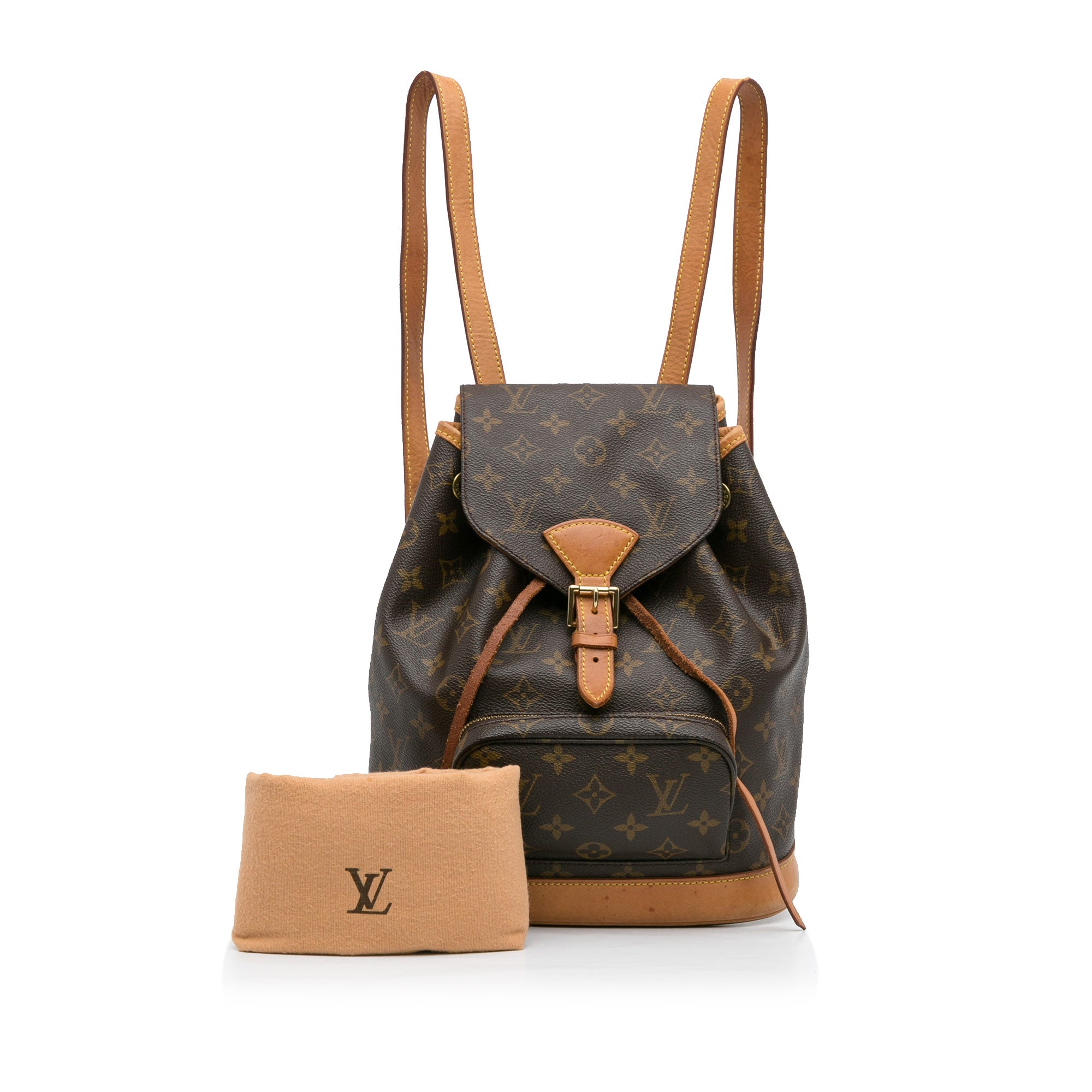 Brown Louis Vuitton Monogram Montsouris MM Backpack, RvceShops Revival