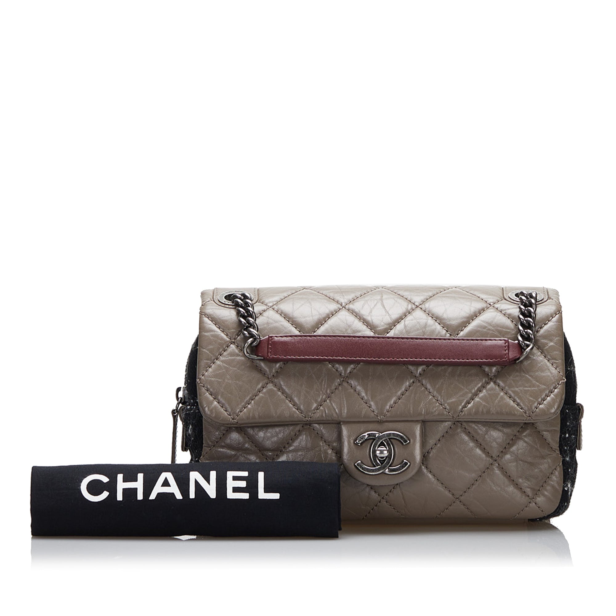 Portobello leather handbag Chanel Brown in Leather - 23373248