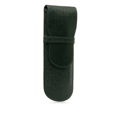Green Louis Vuitton Taiga Etui Pen Case - Designer Revival