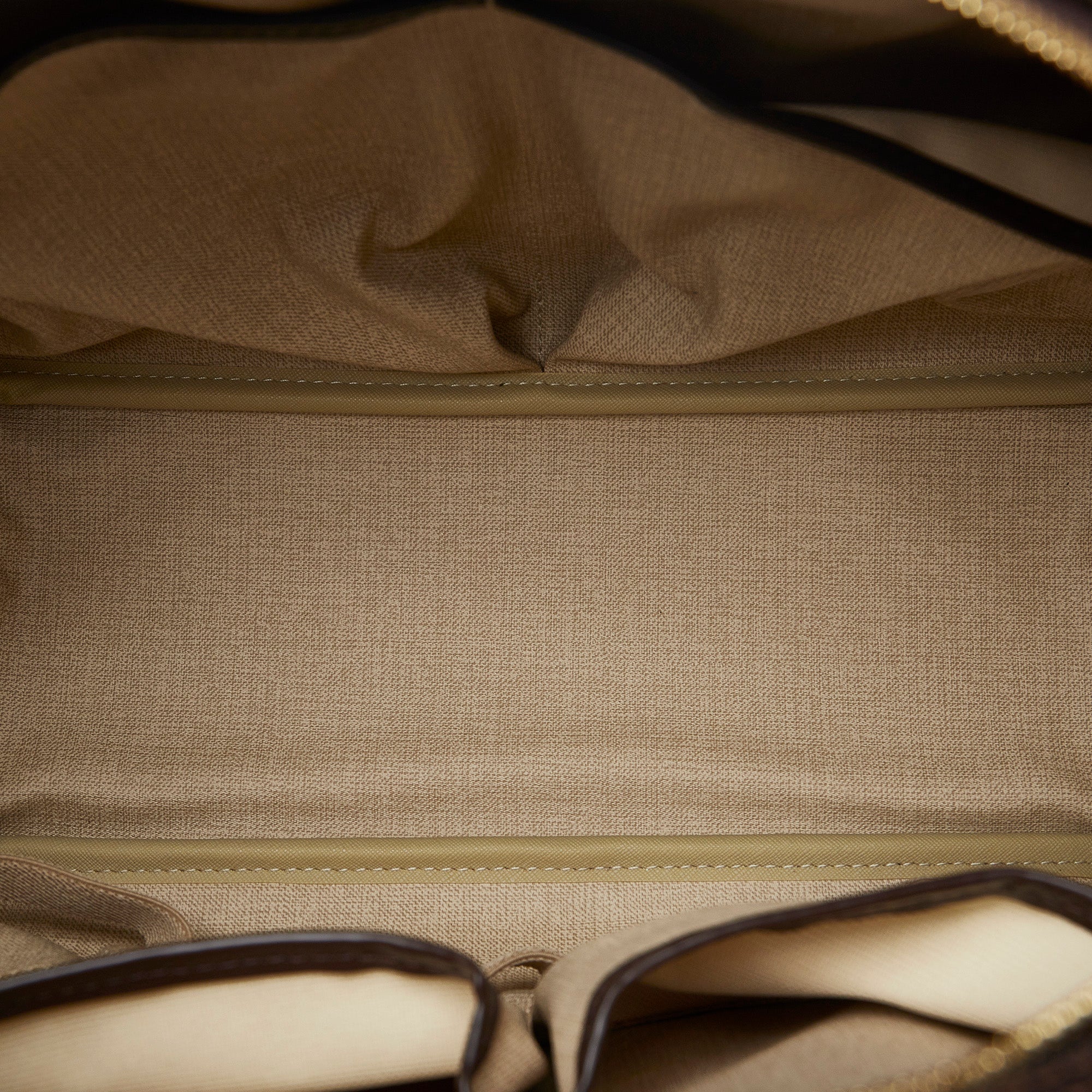 Deauville cloth handbag Louis Vuitton Brown in Cloth - 27477643