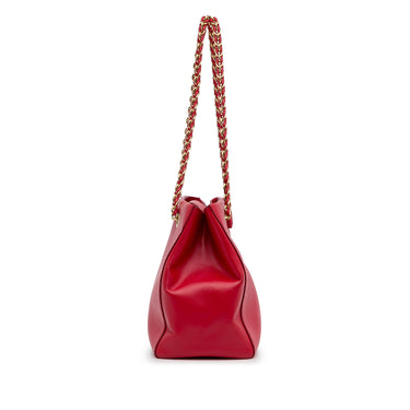 Red Ferragamo Me Like Tote Bag - Designer Revival
