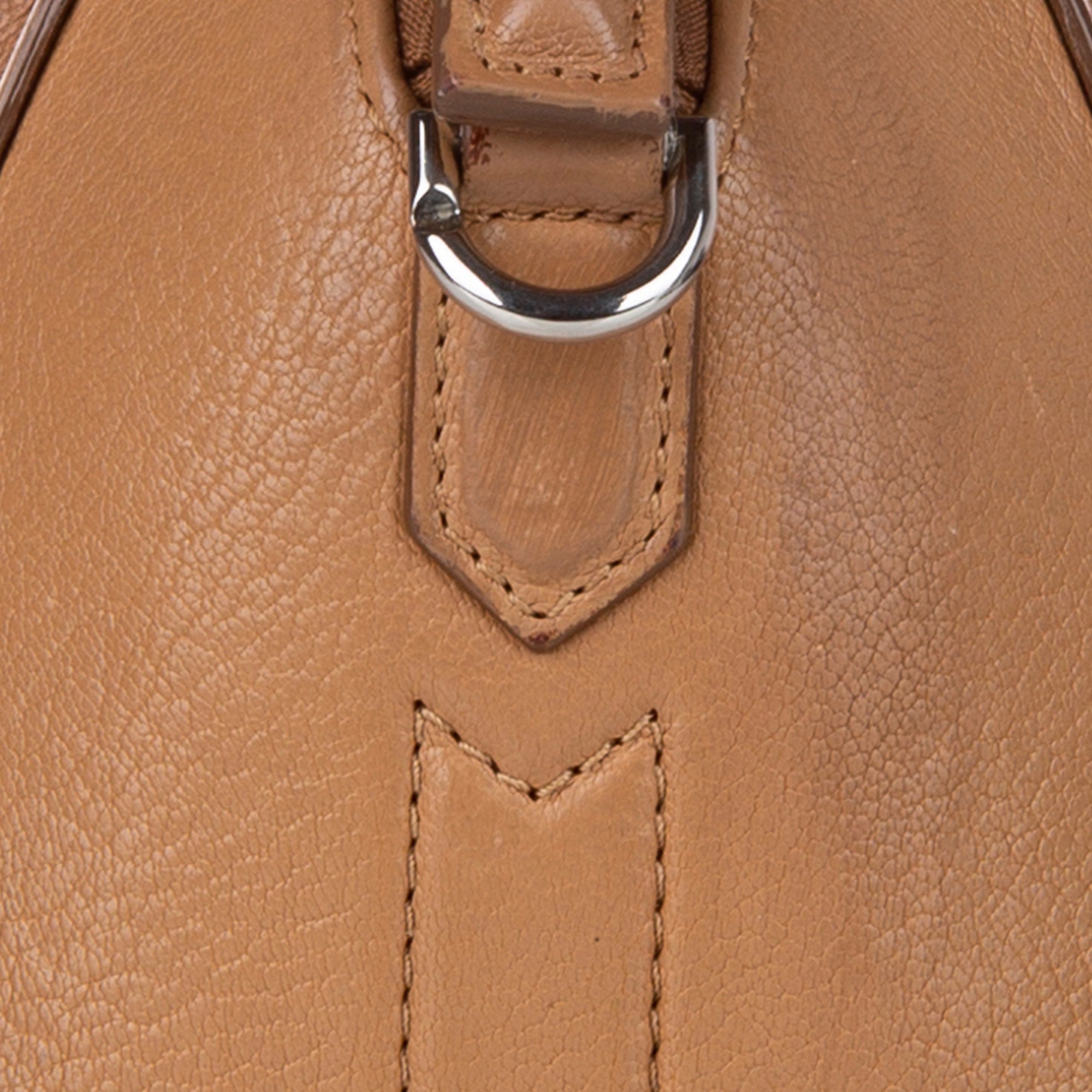 Tan Givenchy Antigona Leather Satchel - Designer Revival