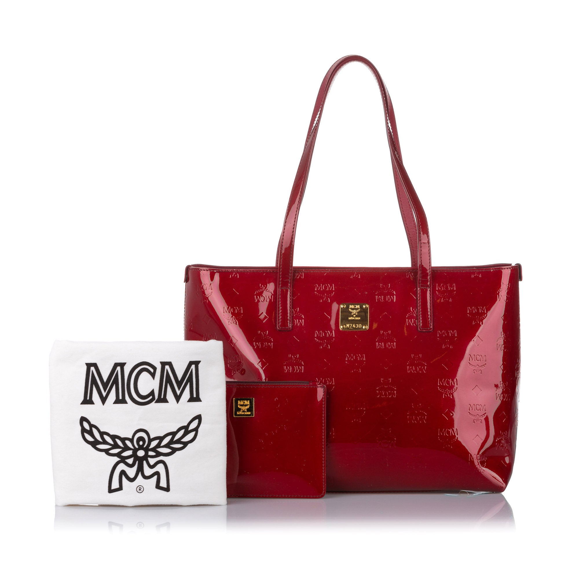 MCM Patent Leather Handbags