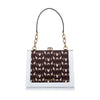 White Miu Miu Miu Solitaire Canvas Shoulder Bag