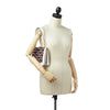 White Miu Miu Miu Solitaire Canvas Shoulder Bag