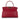 Red Fendi Medium Peekaboo Leather Satchel - Designer Revival