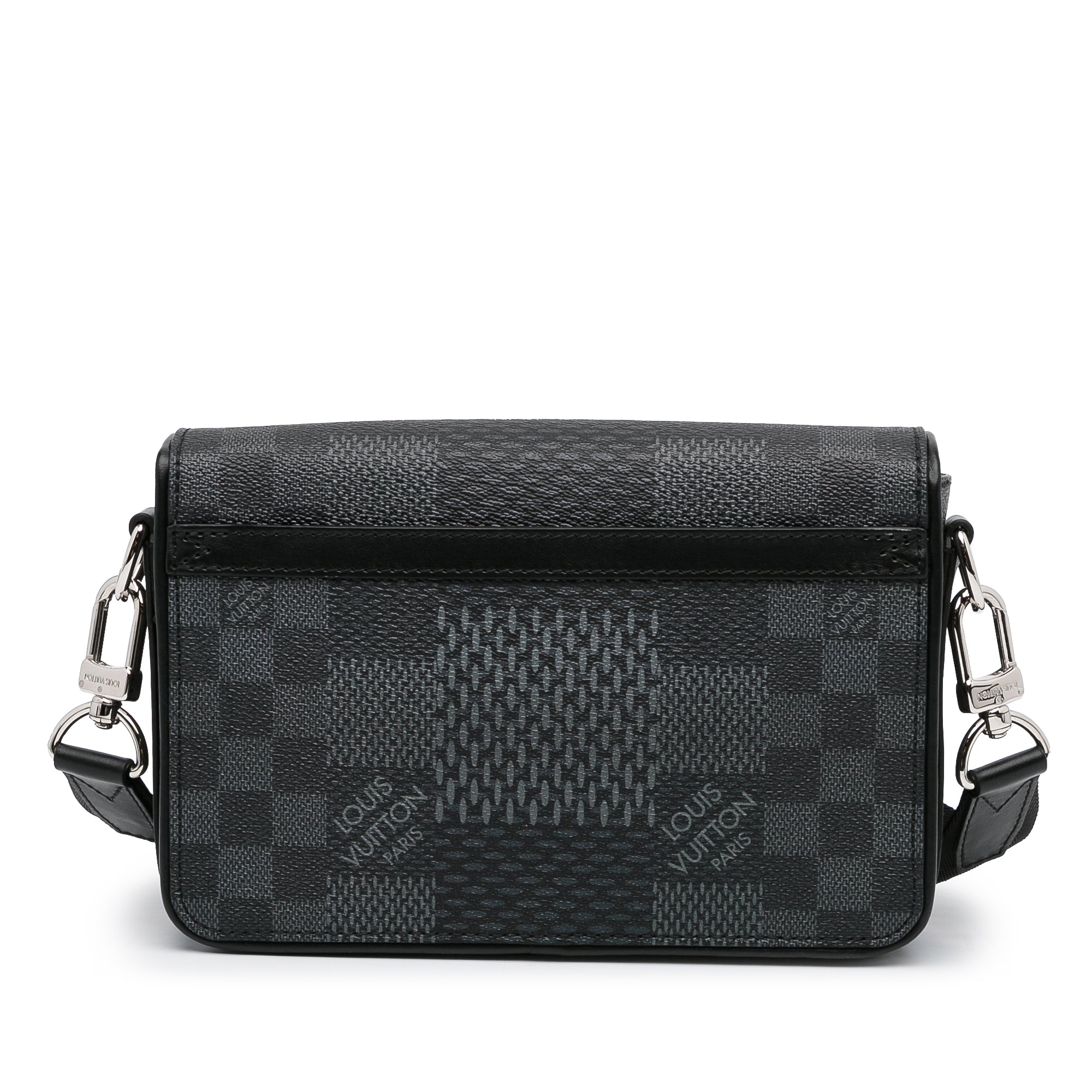 Louis Vuitton, Bags, Louis Vuitton Scott Damier Graphite Messenger Bag  Black