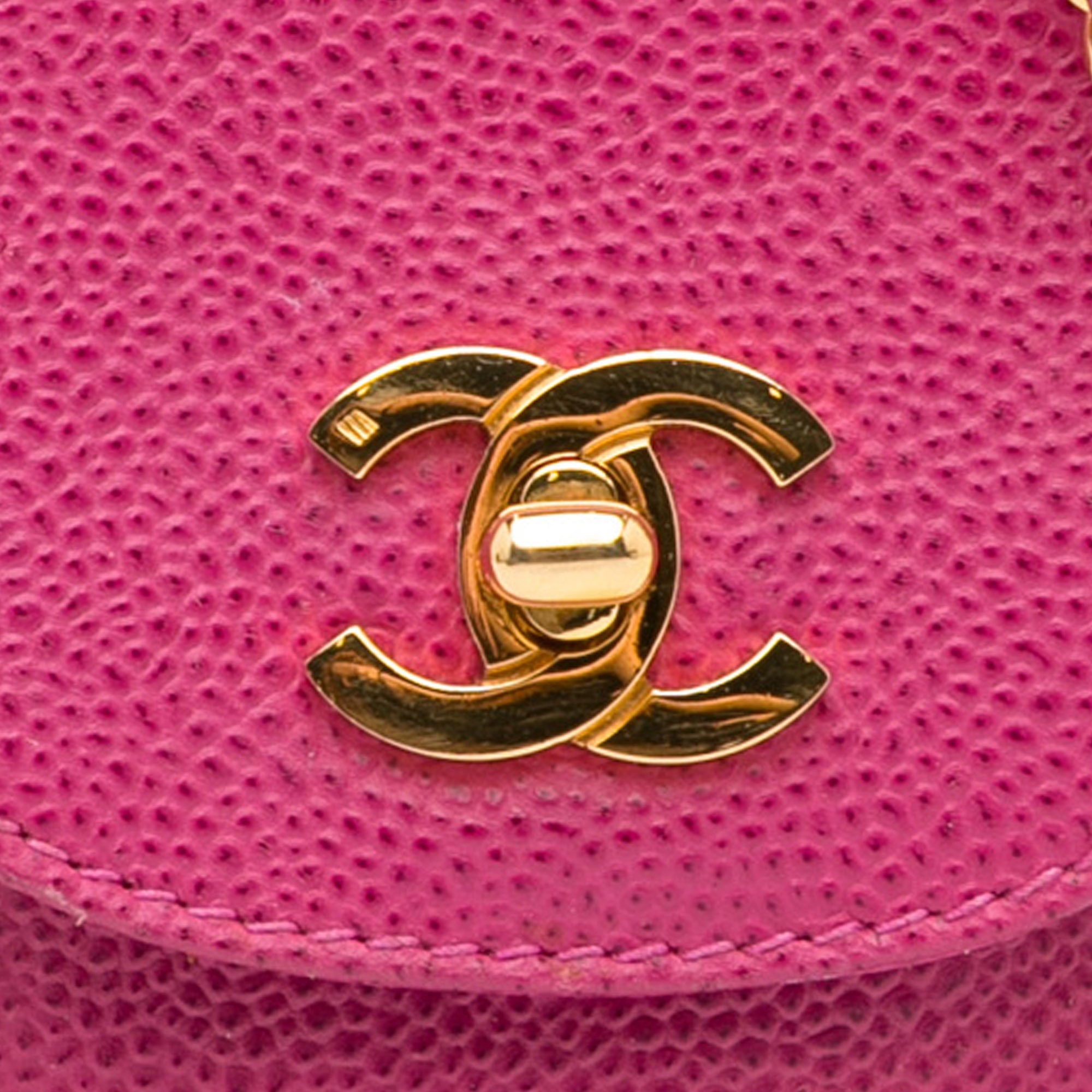 Pink Chanel CC Caviar Phone Crossbody Bag – Designer Revival