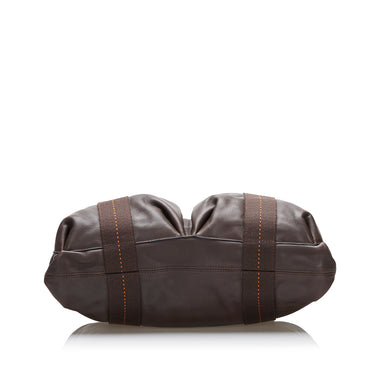 Brown Hermes Caravan Horizontal Tote Bag Satchel - Designer Revival