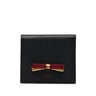 Black MCM Ribbon Leather Small Wallet - Designer Revival