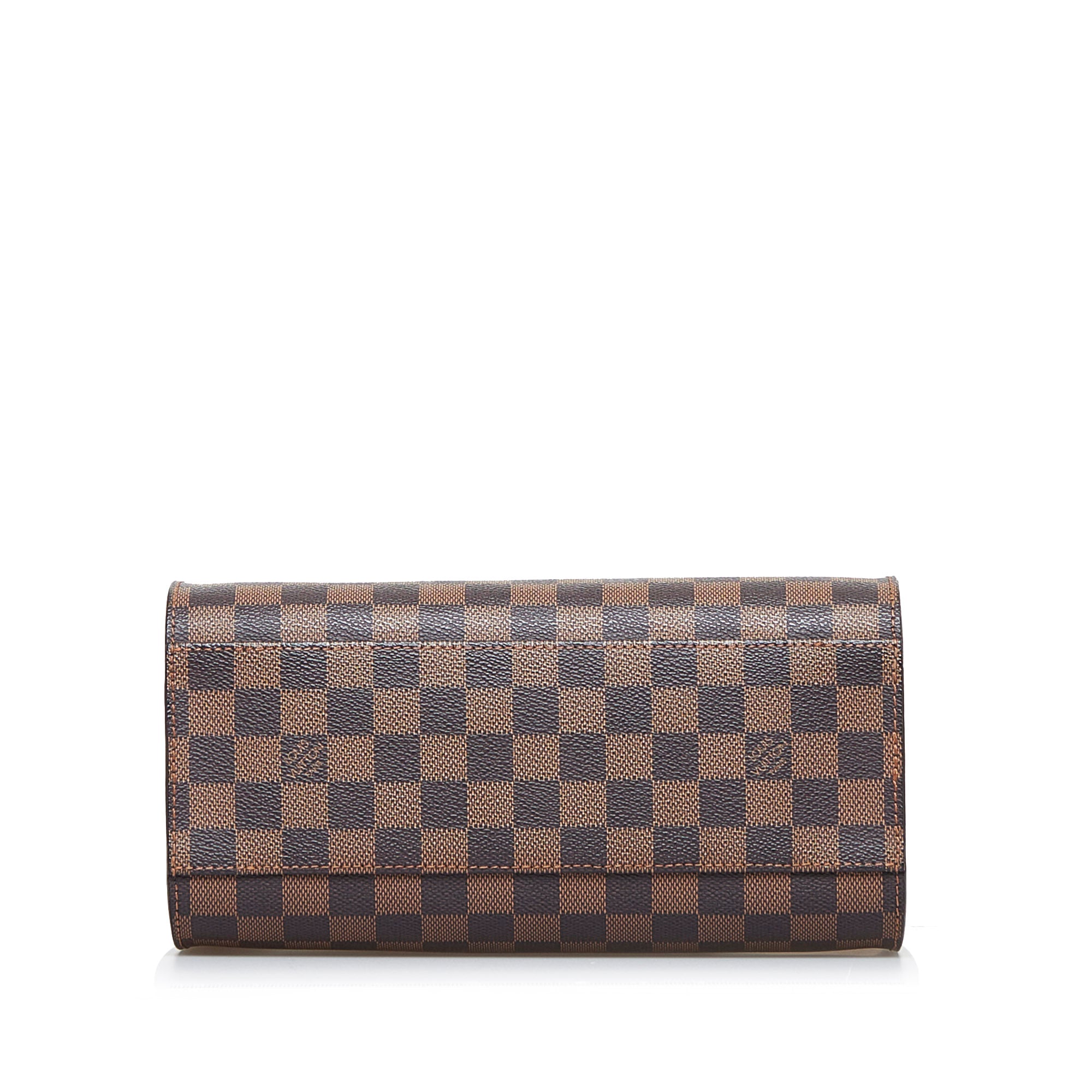 Louis Vuitton Damier Ebene Triana Bag w/ Strap - Brown Satchels